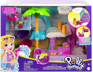 Polly Pocket. HHJ05 Flamingowa myjnia - Mattel