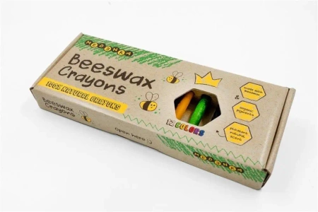 Kredki z wosku pszczelego Classic 12 kolorów - Medenka