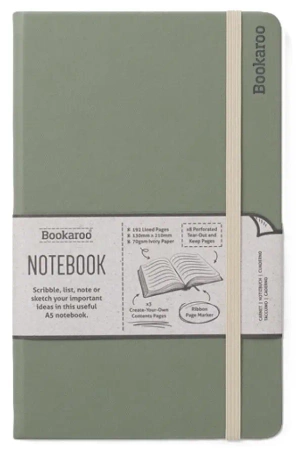 Bookaroo Notatnik Journal A5 - Zielony - IF
