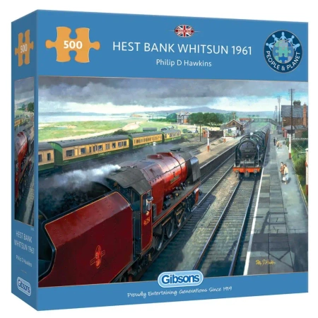 Puzzle 500 Stacja kolejowa Hest Bank 111775 - Gibsons