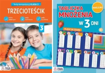Pakiet: Tabliczka mnożenia w 3 dni/ Trzecioteścik. Testy kompetencji klasa - Katarzyna Włodarczyk