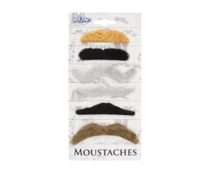 Zestaw wąsów Natural 6szt - Boland