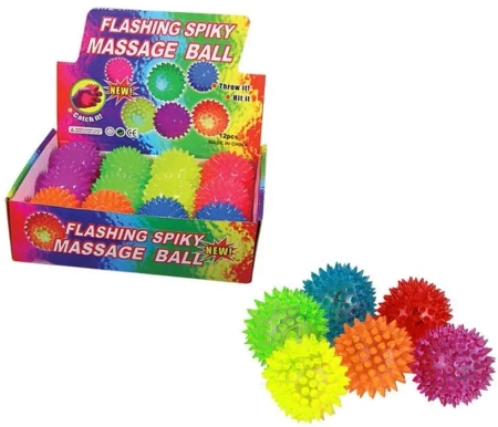Piłka świecąca z kolcami MIX - Trifox