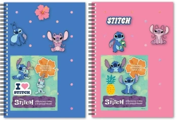 Notes na spirali A5/80K kratka Stitch mix - Beniamin