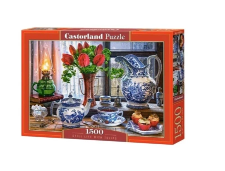 Puzzle 1500 Still Life with Tulips CASTOR - Castorland
