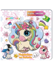 Moje Jednorożce. Książka z puzzlami - praca zbiorowa
