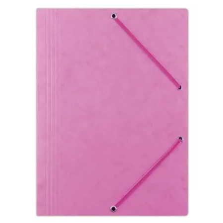Teczka A4 z gumką różowa (10szt) - Donau