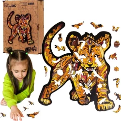 Puzzle drewniane eko 130 Simba A3 - PuzzleOK