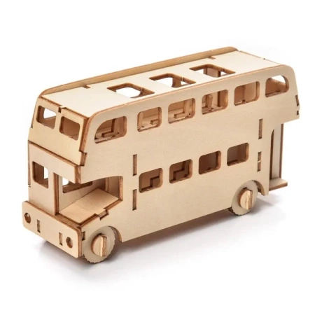 Puzzle drewniane Model 3D Autobus - Nice Idea