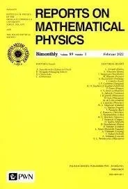 Reports on Mathematical Physics 89/1 - praca zbiorowa