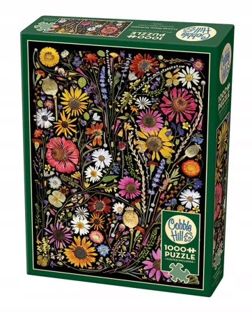 Cobble Hill Puzzle 1000 el. Prasowane kwiaty: Szczęście
