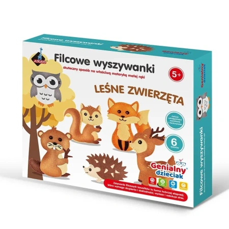 Filcowe wyszywanki zwierzęta - Askato