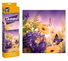 Diametowy obraz - Kwiaty 30x30cm - Icom