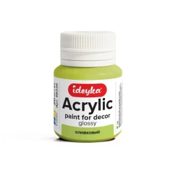 Farba akrylowa oliwkowa 20ml - Ideyka