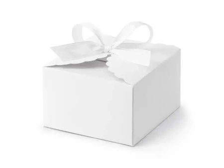 Pudełeczka Chmurka biały 8x7,5x4,5cm 10szt - PartyDeco