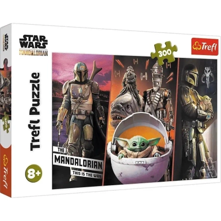 Puzzle 300 Tajemniczy Baby Yoda TREFL