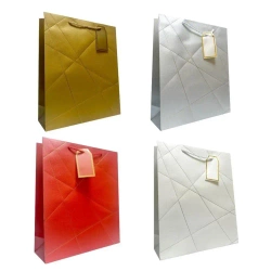 Torebka prezentowa uniwersalna S metalizowana mix - Ju-Piter