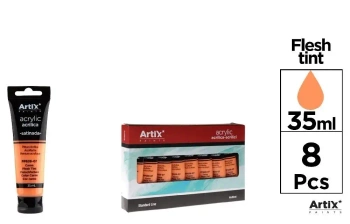 Farba akrylowa cielista 35ml (8szt) - Artix