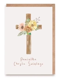 Kartka okolicznościowa, eko koperta Chrzest K169 - Cardie