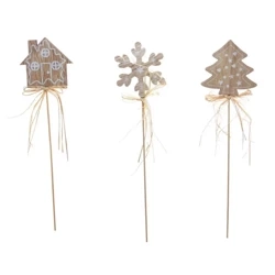 Drewniane piki - mix świątecznych wzorów - Arpex