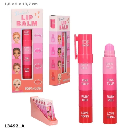 Balsam do ust koloryzujący Top Model BEAUTY&ME 1sztyft-4kolory 13492A - DEPESCHE