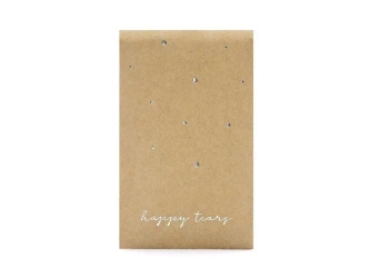 Chusteczki higieniczne Happy tears srebrny 10szt - PartyDeco
