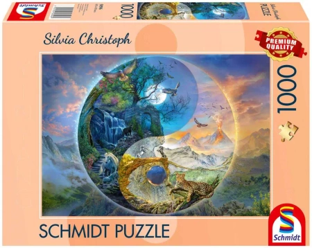 Puzzle PQ 1000 Wszędzie góry - Schmidt
