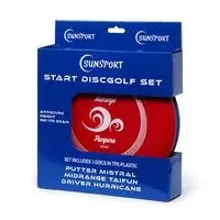 Sunsport Discgolf/Frisbee Golf zestaw 3 dysków POCZĄTKUJĄCY - Tactic