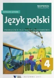 Język polski SP 4. Kształc. językowe. Podr. OPERON - praca zbiorowa