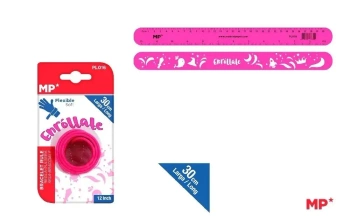 Linijka elastyczna fuksja 30cm - MP Main Paper