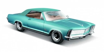 Model kompozytowy Buick Riviera 1965 niebieski 1/24 - Maisto