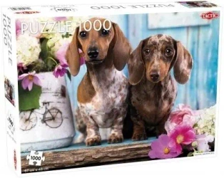Puzzle 1000 Dashing Dachshunds - Tactic