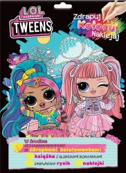 L.O.L. Surprise! Zdrapuj, koloruj, naklejaj - praca zbiorowa