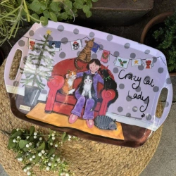 Taca duża Crazy Cat Lady Kociara Święta - Alex Clark