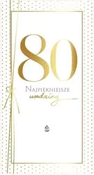 Karnet PM-197 Urodziny 80 - Kukartka