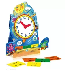 Gra językowa Francuski  L'horloge - ELI & ET TOI