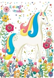 Kartka okolicznościowa Urodziny - Trend