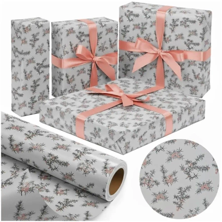 Papier świąteczny Zimowe Jagody X-Strong 57cmx25m - PaperHit
