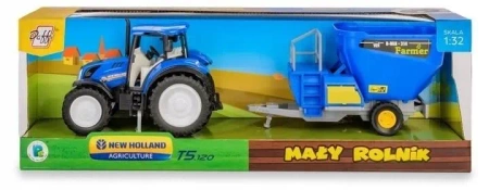Traktor New Holland T5 z mieszalnikiem do paszy - Daffi