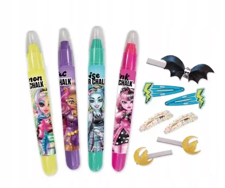 Monster High kreda do włosów zestaw