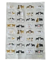 Ręcznik kuchenny TT04 Urocze pary psów - Alex Clark