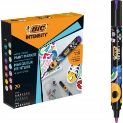 Markery akrylowe Intensity Classic pastel 20szt - BIC