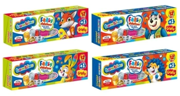 Farby plakatowe 20ml 12 kolorów BAMBINO - ST-MAJEWSKI
