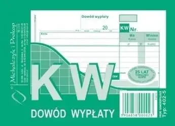 KW dowód wypłaty 402-5 - Michalczyk i Prokop