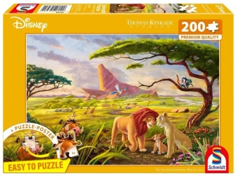 Puzzle PQ 200 Thomas Kinkade Król Lew Disney G3 - Schmidt