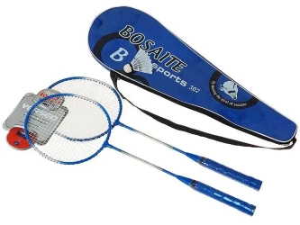 Zestaw do badmintona 2 rakietki + lotka - ADAR