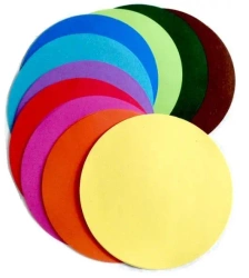 Papier origami 70g koło 12cm 100 arkuszy MIX - Galeria Hobby