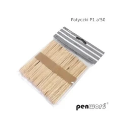 Patyczki naturalne 50szt - Penword