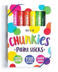 Farby w kredce Chunkies Paint Sticks 12 sztuk - Kolorowe Baloniki