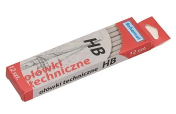 Ołówek techniczny HB (12szt) - Schemat